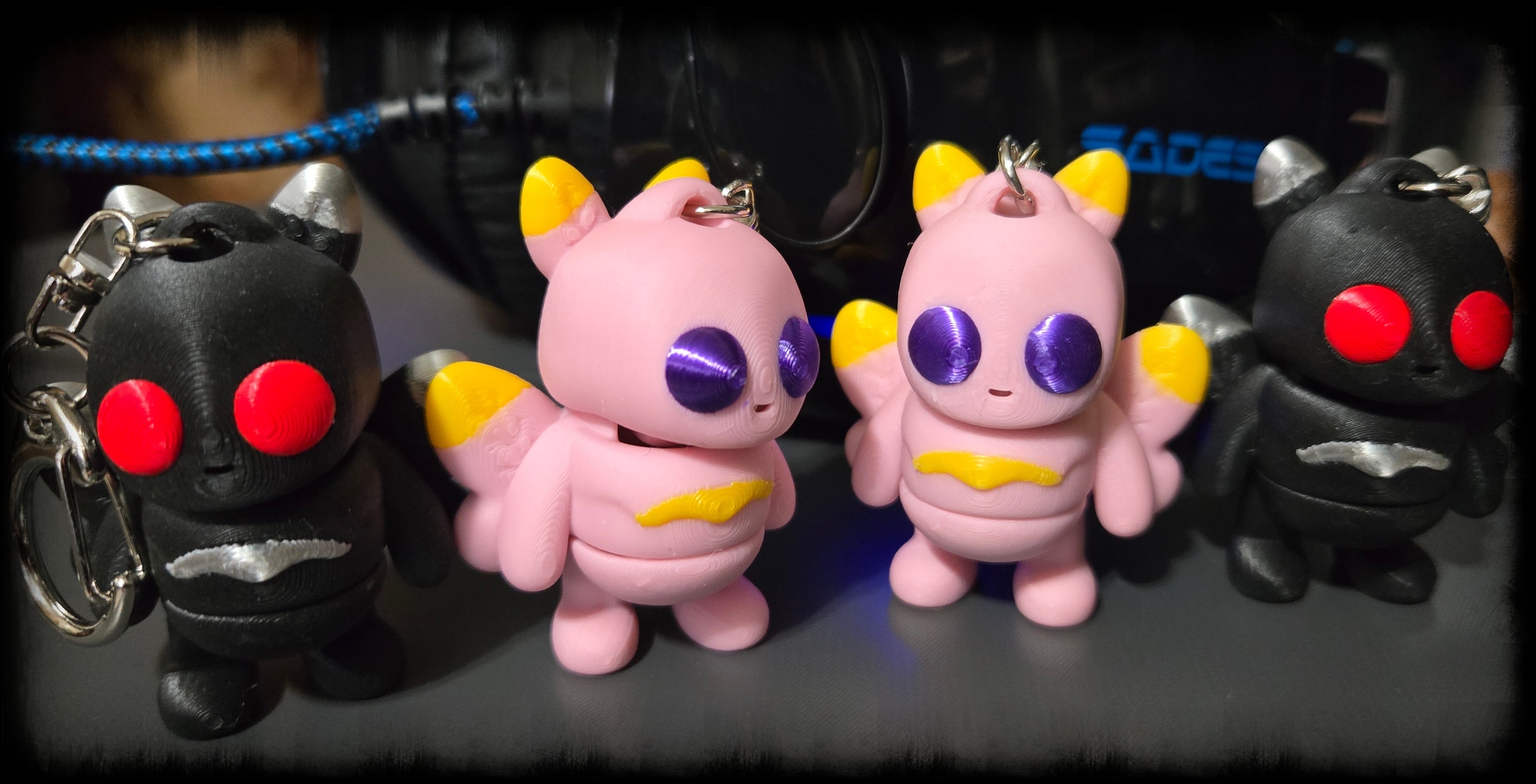 Mothman Keychain