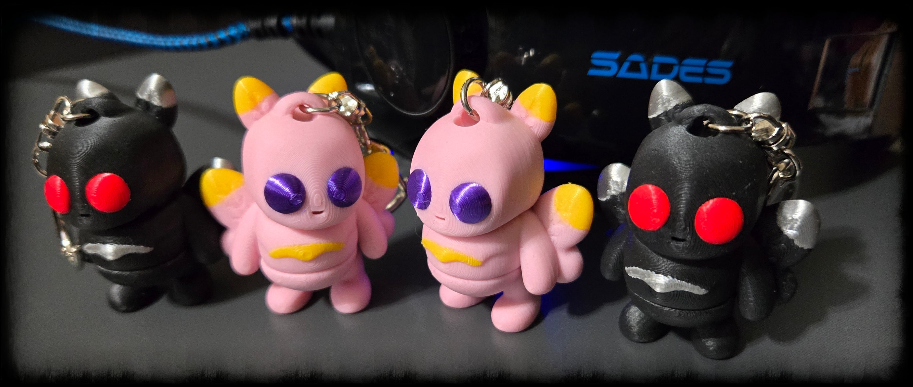 Mothman Keychain