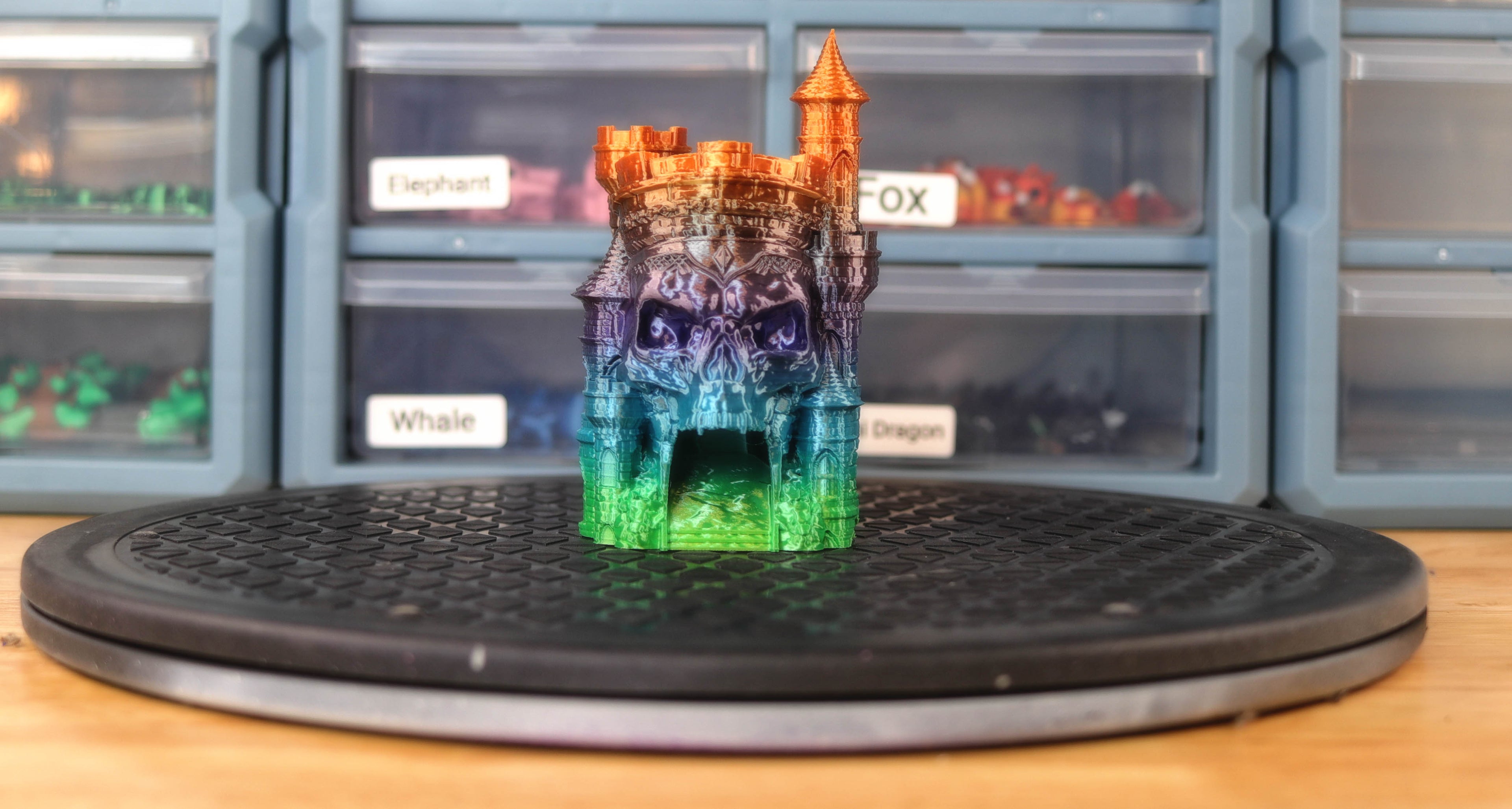 Fates End -  Skull Citadel Mini Dice Tower
