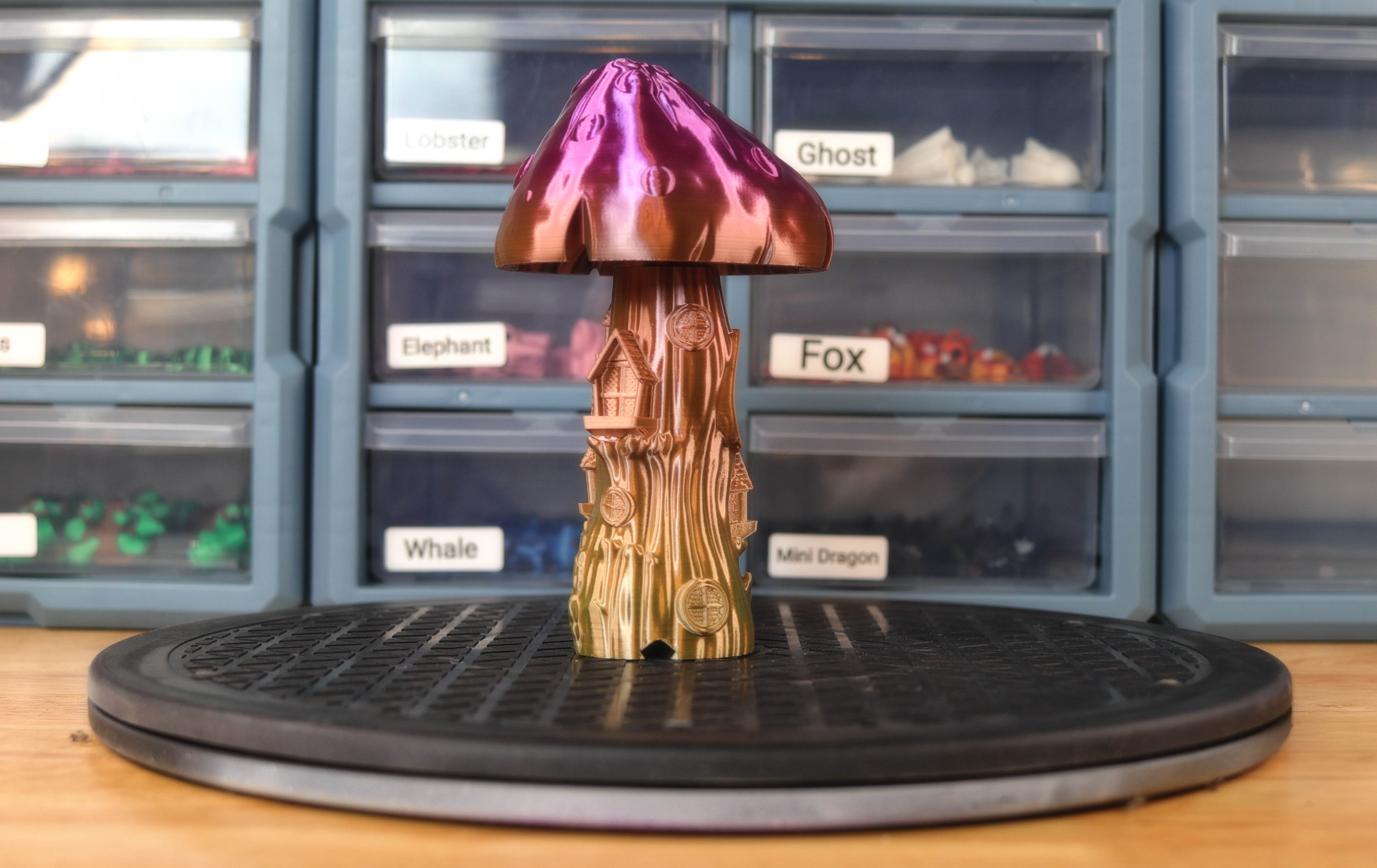 Fates End -  Mushroom Manor Mini Dice Tower