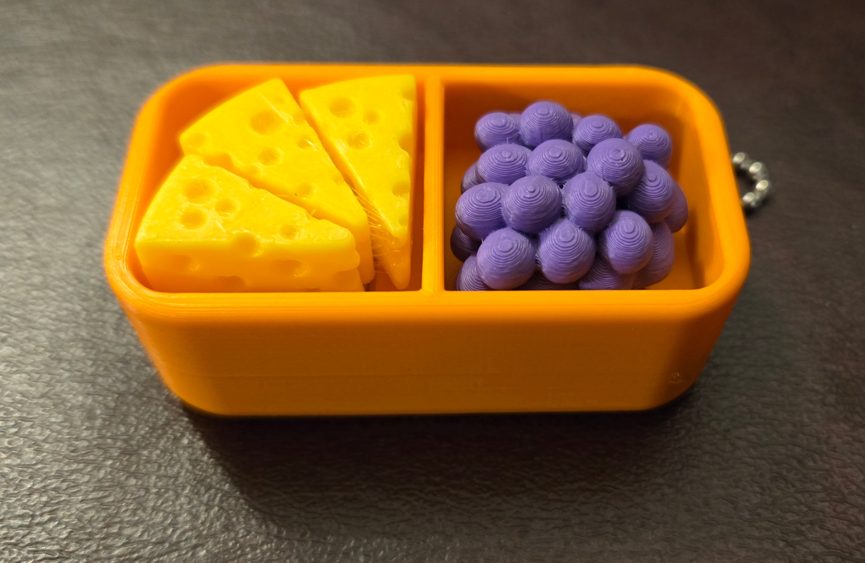 Cheese and grapes clicker