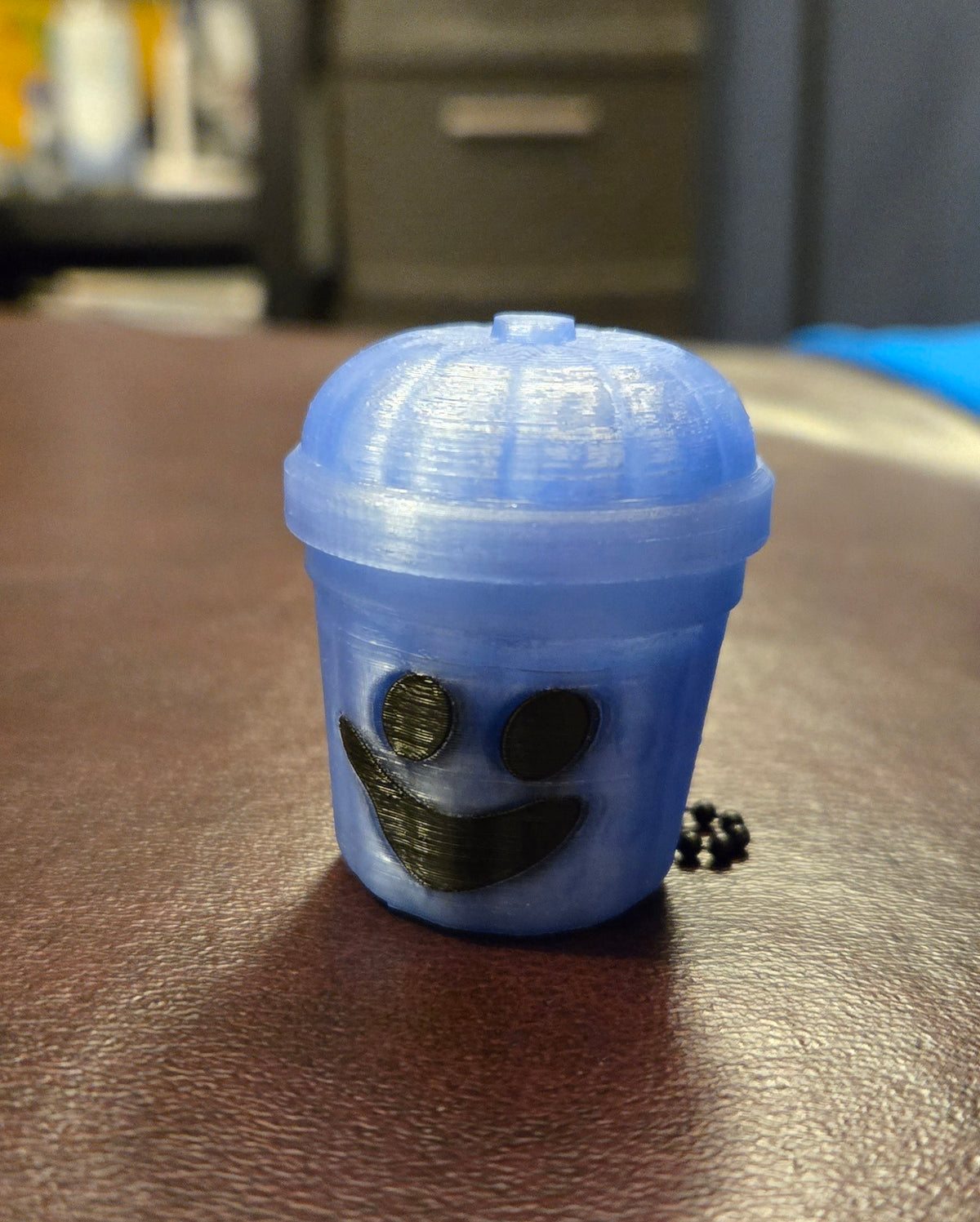 Glowing ghost boo bucket clicker